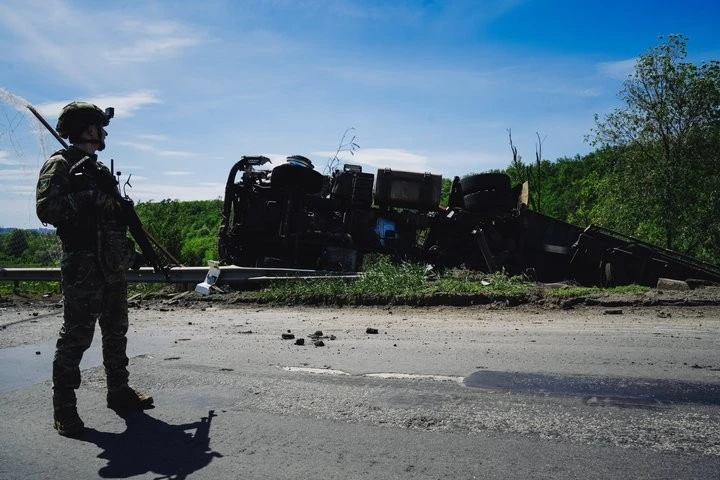 Російський дрон вбив водія вантажівки на Харківщині
